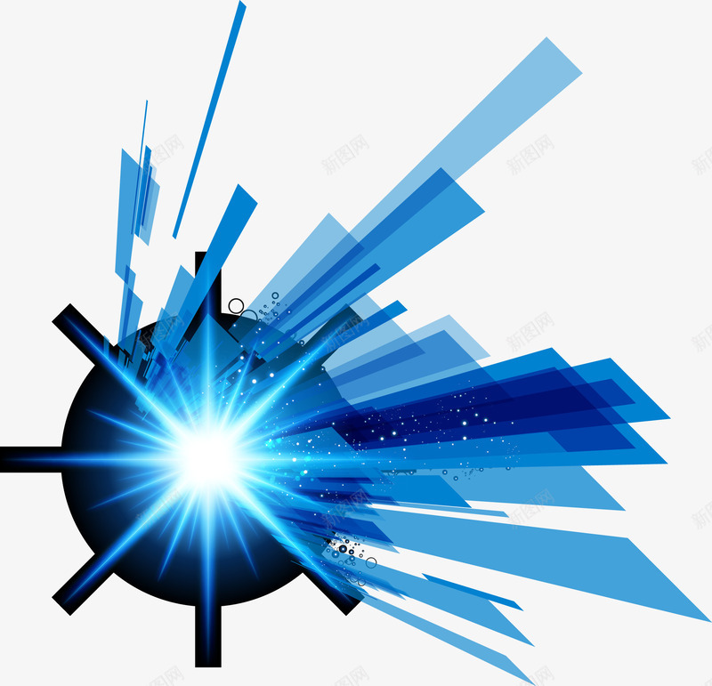 炫彩动感蓝色科技矢量图eps免抠素材_88icon https://88icon.com 动感 动感背景 梦幻 炫彩 炫彩科技 炫闪 璀璨 科技 空间 空间感 精美 维度 蓝光 蓝色 矢量图
