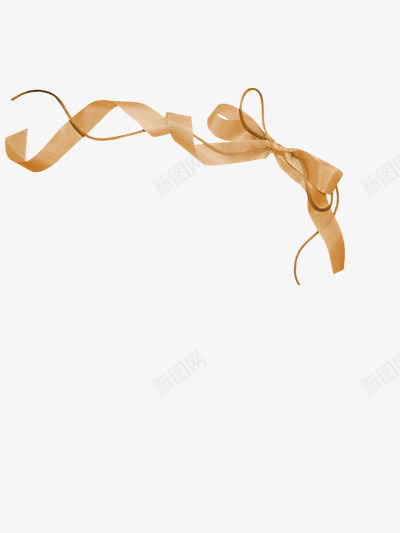 咖啡色丝带png免抠素材_88icon https://88icon.com 丝带 咖啡色 蝴蝶结 装饰花边