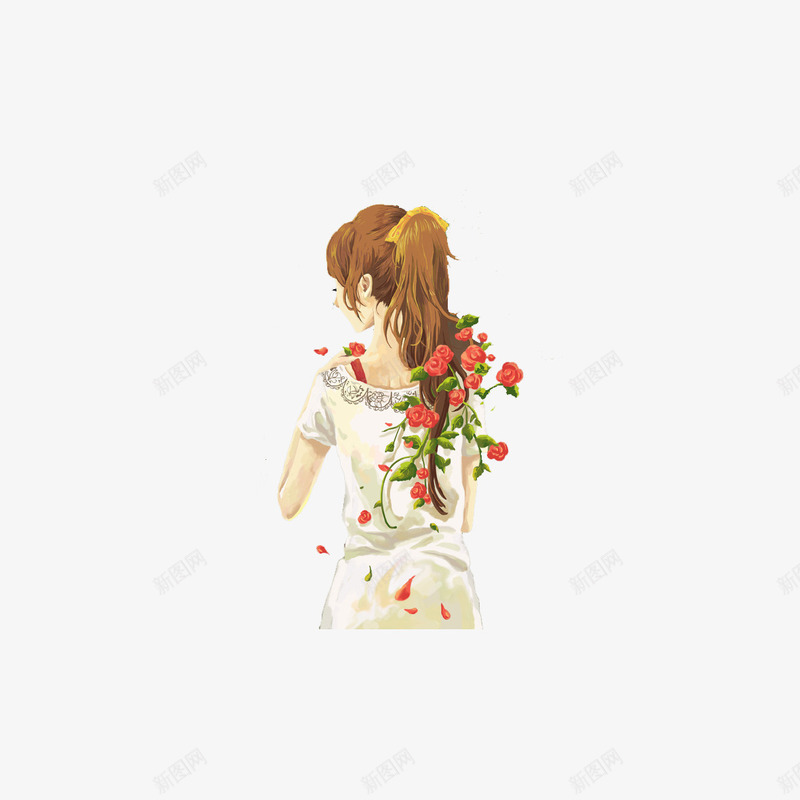 美女背影png免抠素材_88icon https://88icon.com 图片 女性背影 美女 美女图片 美女背影 背影