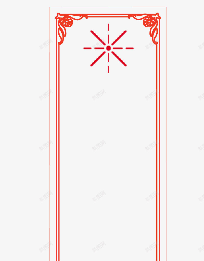 雪片简约年货节框矢量图eps免抠素材_88icon https://88icon.com 年货节框 简约 素材 雪片 矢量图