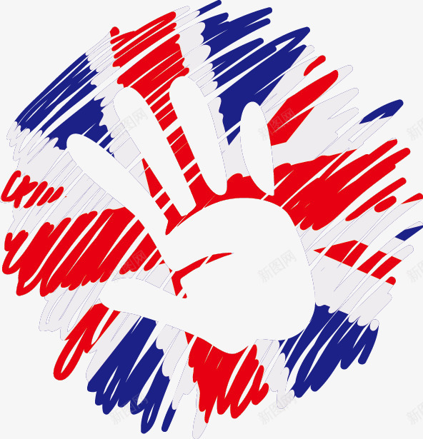 墨迹手掌印国旗矢量图ai免抠素材_88icon https://88icon.com 国旗 墨迹 墨迹手掌印国旗 手掌印 手绘 涂鸦 绘画 矢量图