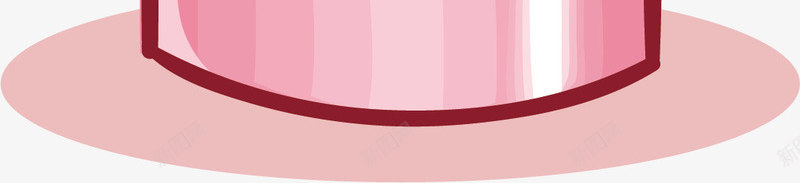 美妆口红淡粉色矢量图ai免抠素材_88icon https://88icon.com 口红 淡粉色 美妆 矢量图