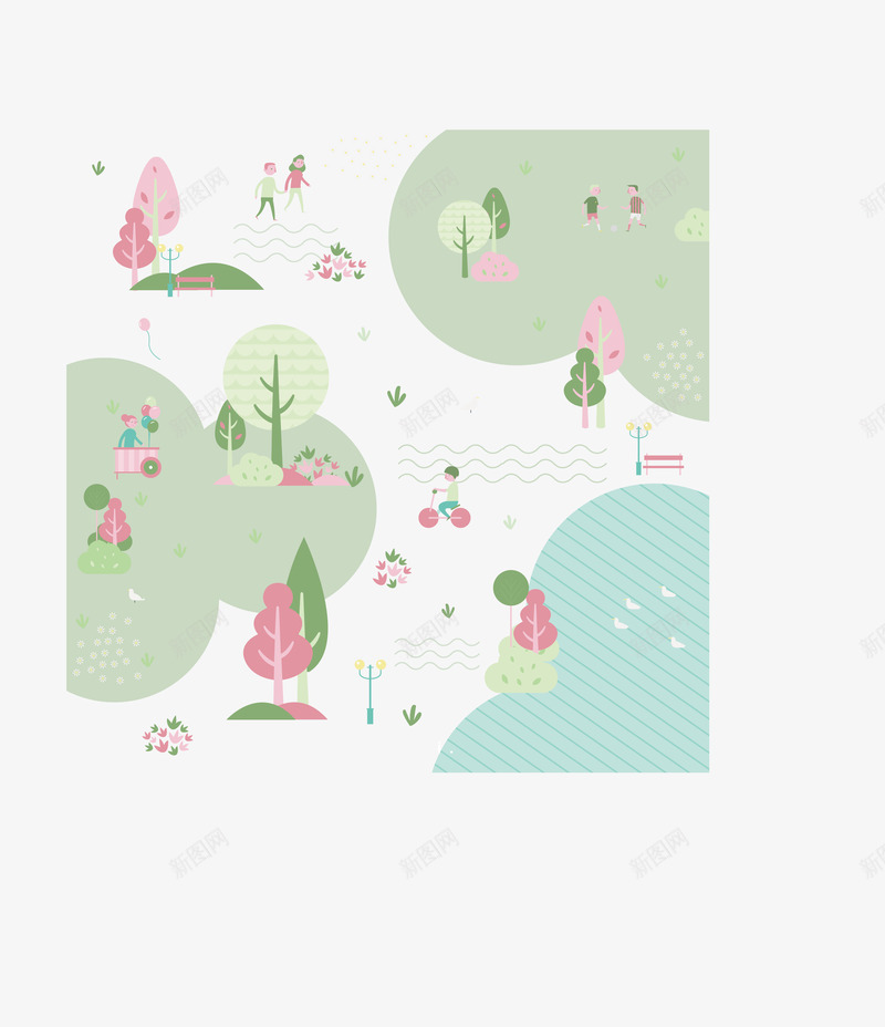 春季风景png免抠素材_88icon https://88icon.com 健康 春天 游玩 风景