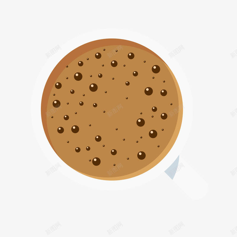 俯视图咖啡饮品png免抠素材_88icon https://88icon.com 俯视图 卡通饮品 咖啡杯 白色杯子 背景装饰
