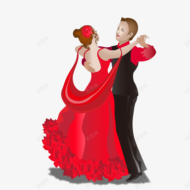 卡通优美的舞姿矢量图ai免抠素材_88icon https://88icon.com 世界舞蹈日 人物设计 演出 舞台 表演 跳舞 矢量图