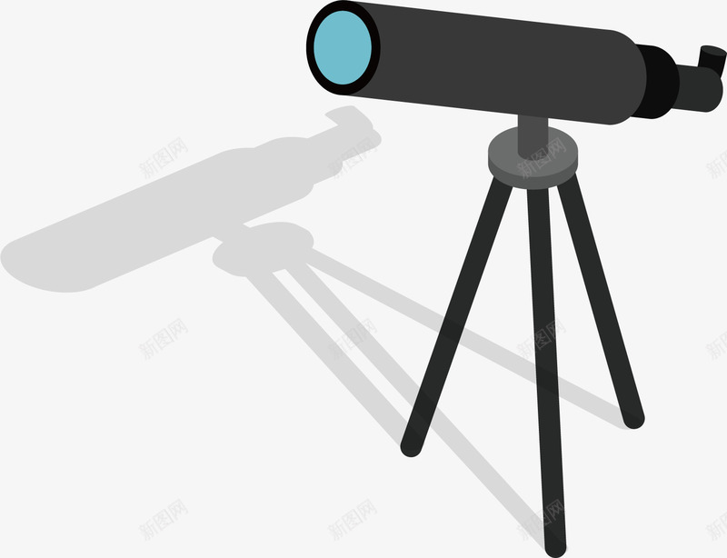 卡通望远镜矢量图ai免抠素材_88icon https://88icon.com PNG图 PNG图下载 创意卡通 卡通 卡通插图 插图 望远镜 矢量图
