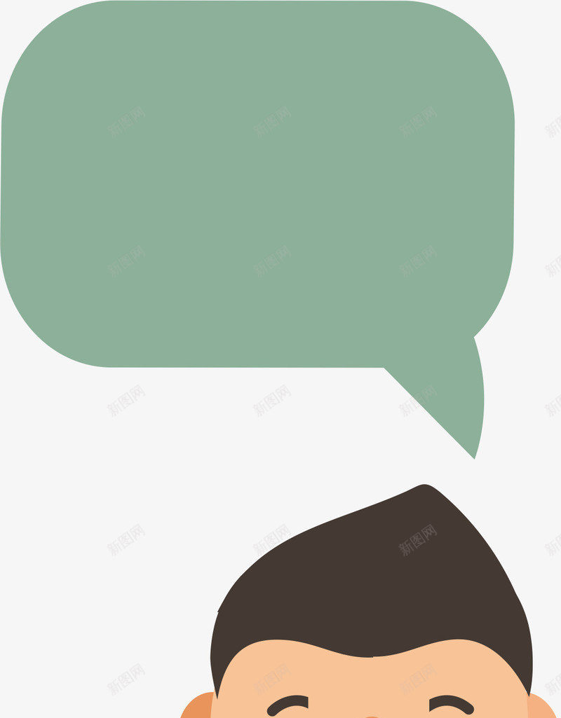 卡通对话框png免抠素材_88icon https://88icon.com 卡通人物 对话 讲话的人 话框 说话的人