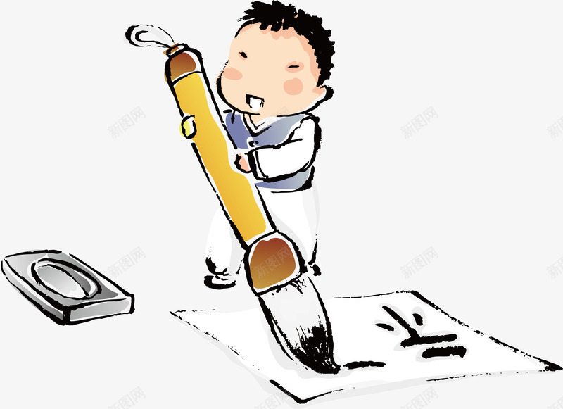 水墨快乐童年矢量图ai免抠素材_88icon https://88icon.com 中国风 书法 儿童 古风 快乐童年 房屋 扑蝴蝶 收果实 水墨画 水彩 洗澡 牛耕田 矢量图 福字书法矢量图 童年 绿树 耕牛 西瓜棚 踏青