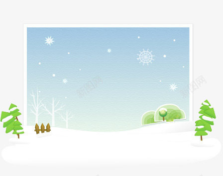 冬天雪景矢量图ai免抠素材_88icon https://88icon.com 冬天 圣诞节 松树 矢量雪 雪花 矢量图