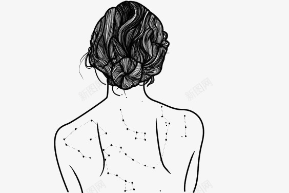女生背影png免抠素材_88icon https://88icon.com 创意女生背影 短发女生 简笔画女生 简约女生背影