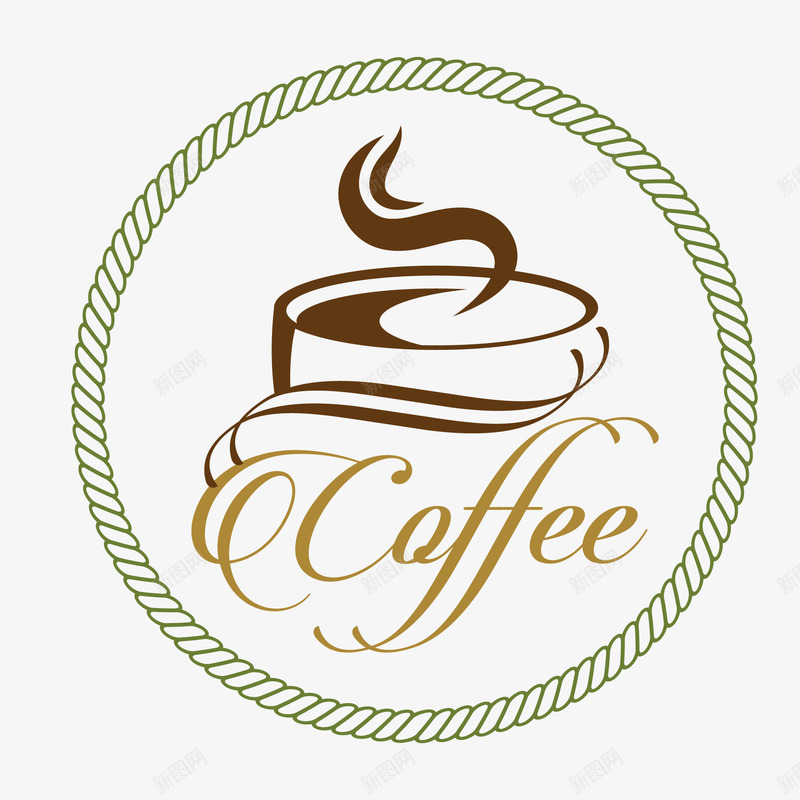 咖啡厅的标签矢量图ai免抠素材_88icon https://88icon.com 咖啡厅 咖啡标签 手绘 标签设计 贴纸设计 矢量图