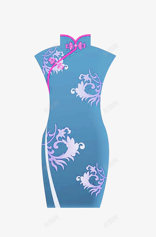 蓝旗袍女裙png免抠素材_88icon https://88icon.com nbs 中国风 印花装饰 古典服饰 女性服装 女衣 女装 女裙 旗袍logo 旗袍图片 旗袍女 样式旗袍 蓝色印花 蓝色旗袍