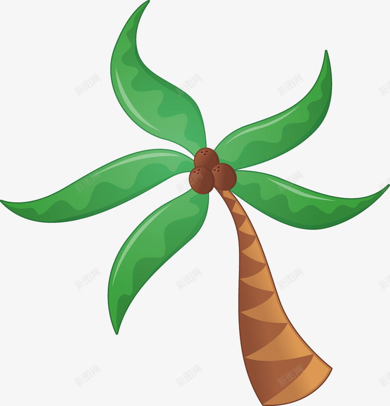 手绘卡通海岛椰树矢量图ai免抠素材_88icon https://88icon.com 卡通 手绘 椰树 海岛 海滩 海边 生物 绿植 矢量图