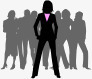 女强人剪影png免抠素材_88icon https://88icon.com 剪影 女强人 背影