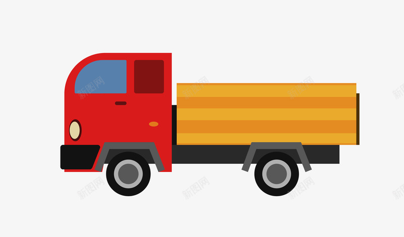 彩色卡通小卡车矢量图eps免抠素材_88icon https://88icon.com 卡通 小卡车 彩色小卡车 矢量小卡车 矢量图