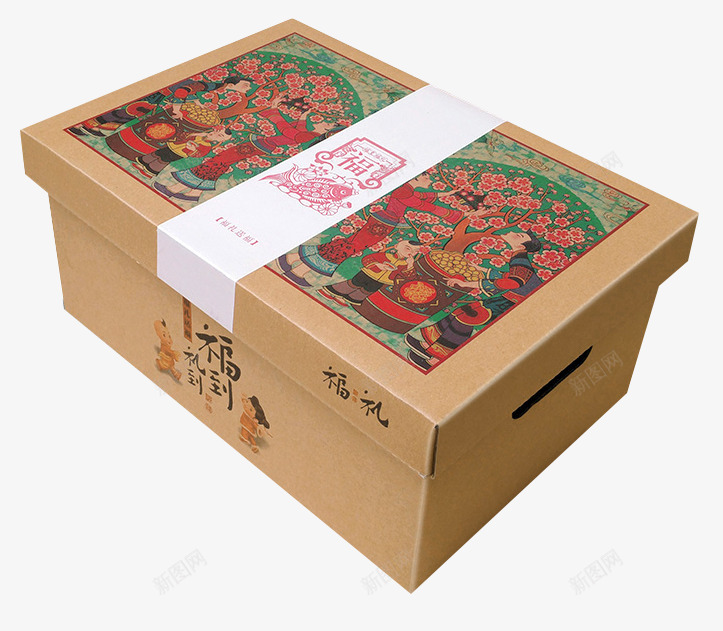 土特产水果牛皮纸包装箱png免抠素材_88icon https://88icon.com 包装箱 土特产 土特产包装 年货礼盒 水果 牛皮纸 礼品盒