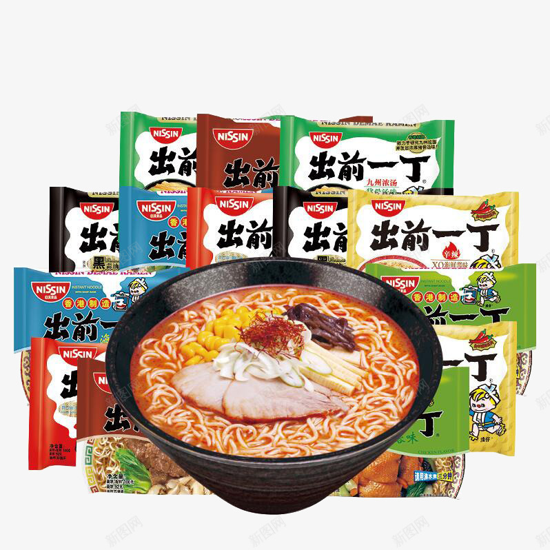 出前一丁泡面png免抠素材_88icon https://88icon.com 产品实物 方便面 泡面 泡面图 辛辣