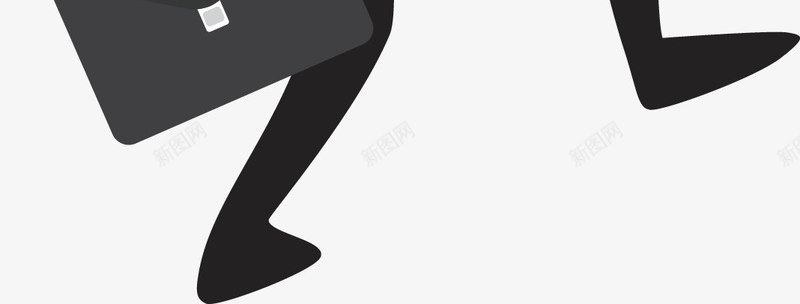 帅气的西装男矢量图ai免抠素材_88icon https://88icon.com 公文包 商务男士 帅气 西装 领带 矢量图