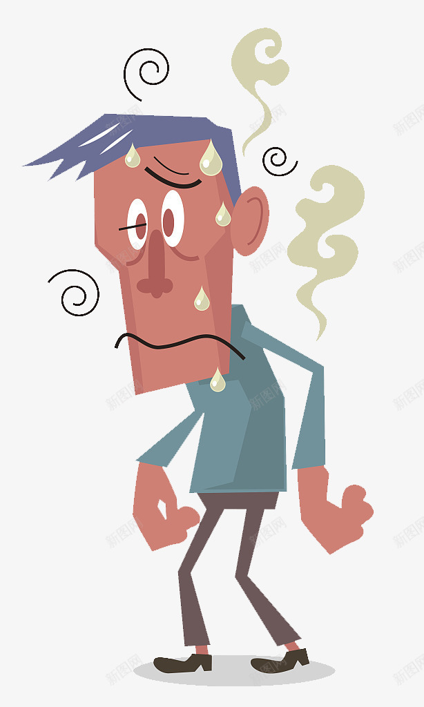插图病痛难忍png免抠素材_88icon https://88icon.com 不舒服 插图病痛难忍 没精神 生病 疲惫 病痛 病痛没精神 肌肉酸痛 身体酸痛