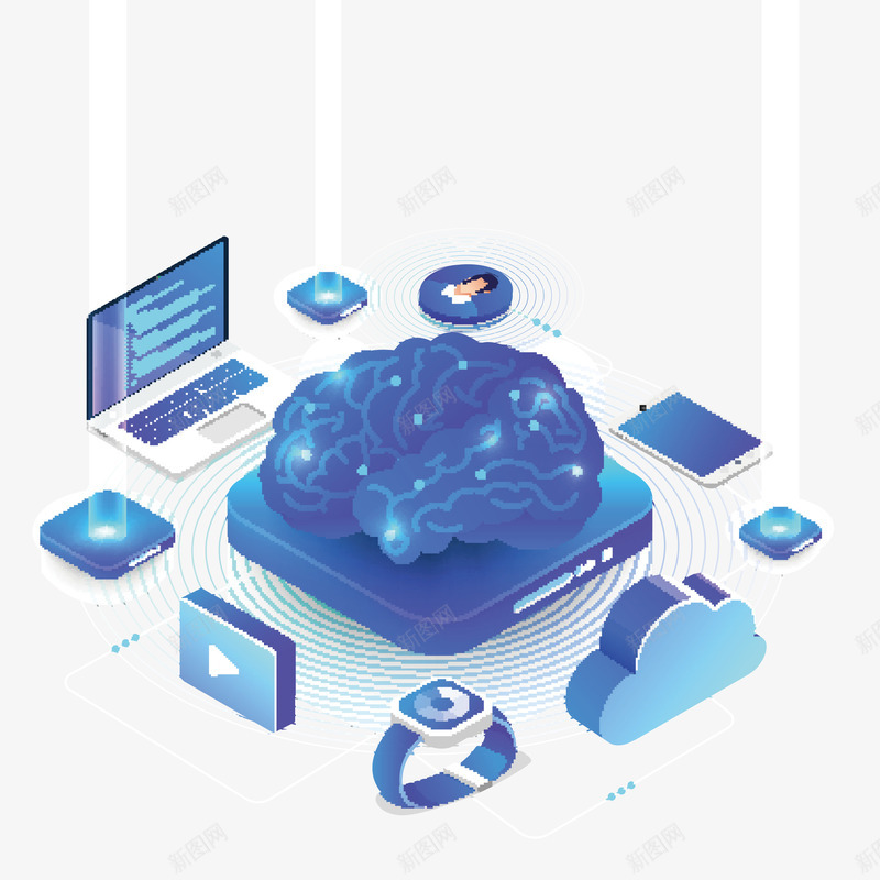 大脑和人工智能矢量图eps免抠素材_88icon https://88icon.com 人工智能 大脑 手机 手机png 手机矢量图 矢量图