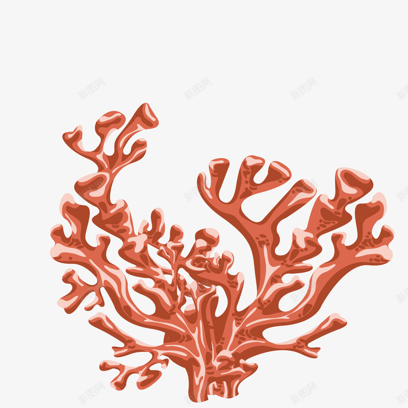 枯萎色深海的珊瑚矢量图eps免抠素材_88icon https://88icon.com 中国风 似水墨 扎堆 枯萎色 海底 海洋植物 花开珊瑚 矢量图