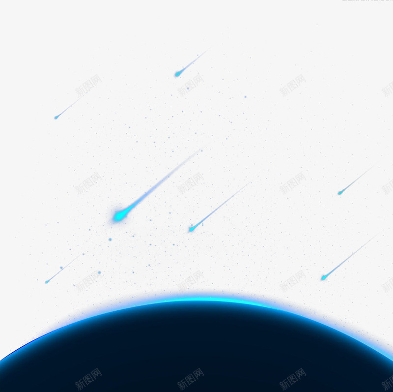 坠落的蓝色流星png免抠素材_88icon https://88icon.com 光效 光速 发光 坠落 星球 流星 流星飞过 速度 速度光