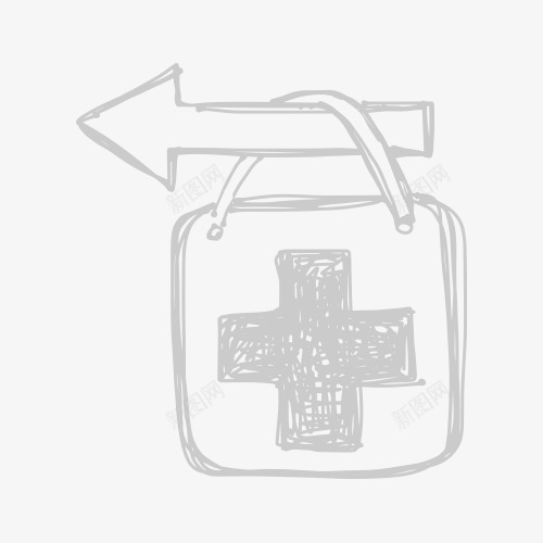 医药保健banner涂鸦png免抠素材_88icon https://88icon.com banner 医药保健 手绘 涂鸦 素材 装饰