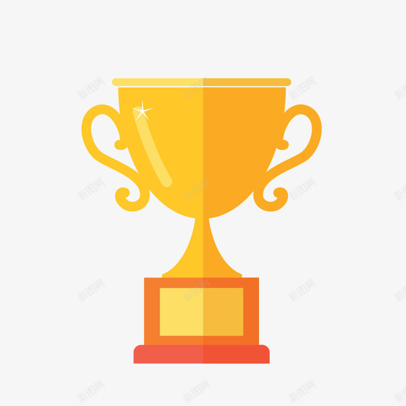 奖杯png免抠素材_88icon https://88icon.com 冠军 奖座 奖杯 扁平奖牌
