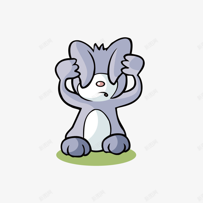 手绘卡通玩捉迷藏兔子矢量图eps免抠素材_88icon https://88icon.com png免抠图 兔子 动物 卡通 可爱 手绘 捉迷藏 玩游戏 遮掩 矢量图