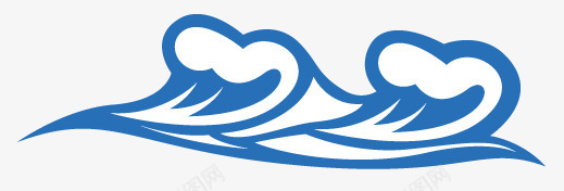 传统水波纹样矢量图ai免抠素材_88icon https://88icon.com 传统 水波 纹样 蓝色 矢量图
