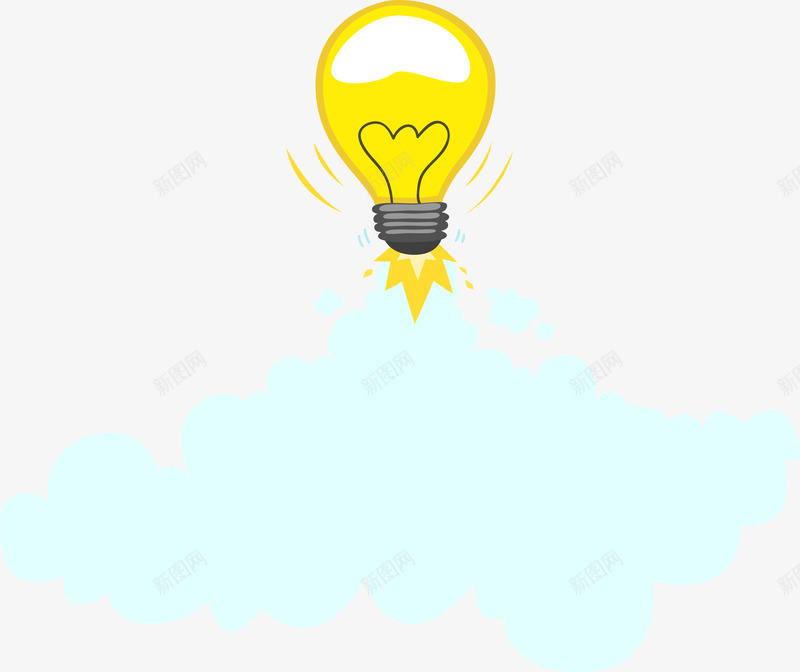 卡通灯泡火箭上冲插图png免抠素材_88icon https://88icon.com 卡通灯泡火箭上冲 卡通灯泡火箭上冲插图 灯泡火箭上冲插图 矢量卡通灯泡火箭上冲插图