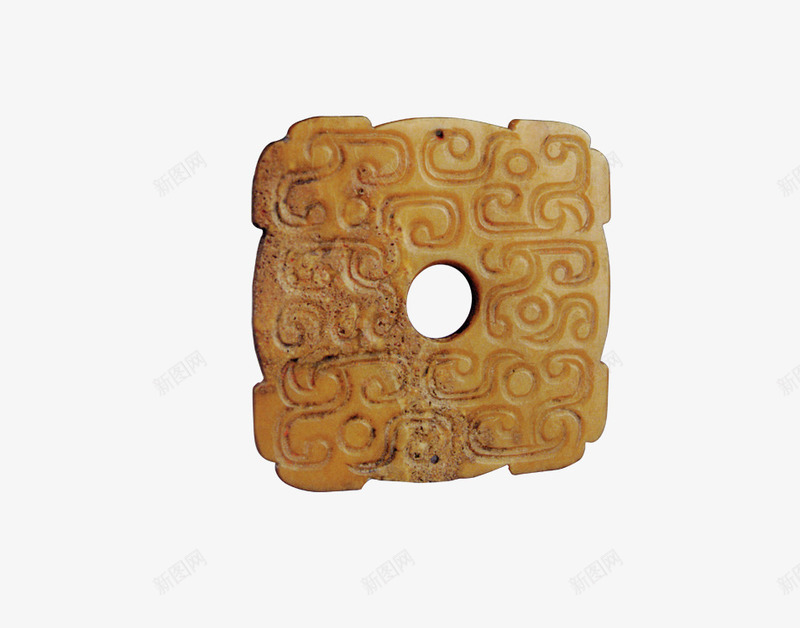 玉牌png免抠素材_88icon https://88icon.com 古董 玉 玉器 珠宝 饰品 黄色