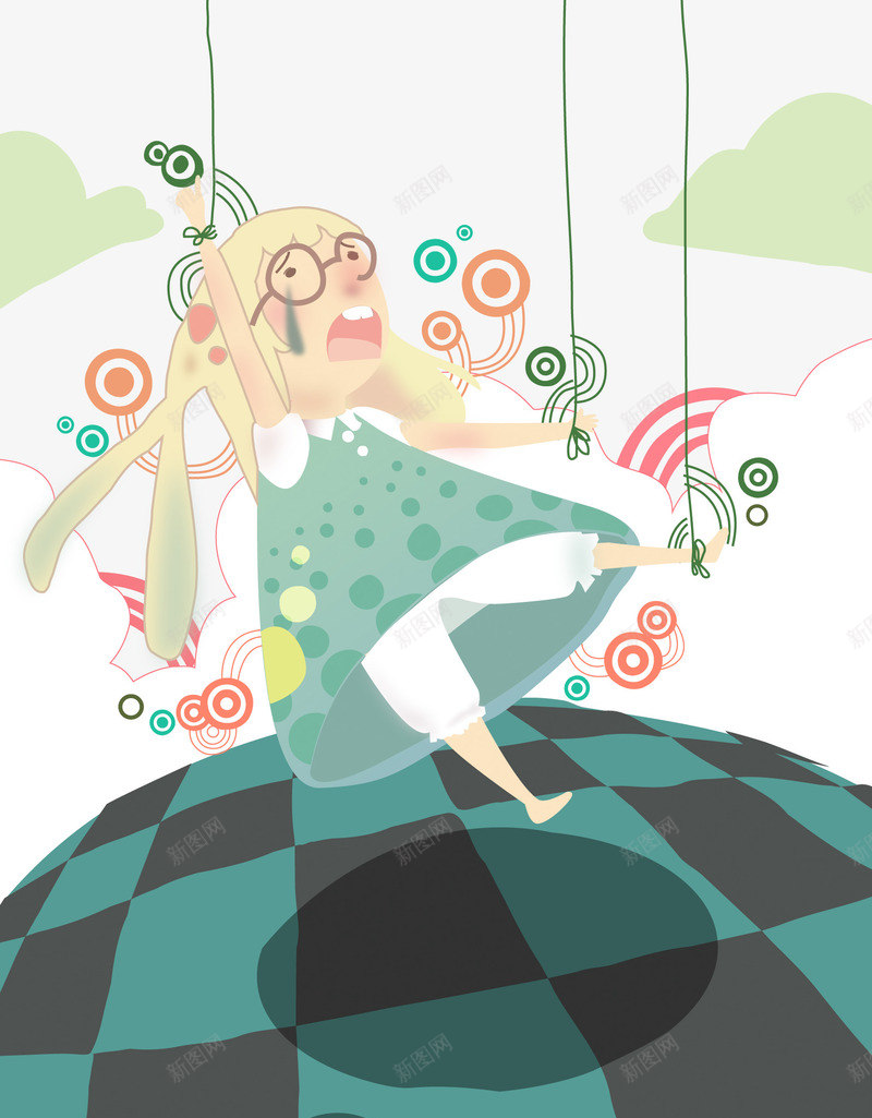 游戏女孩木偶png免抠素材_88icon https://88icon.com 创意 卡通 可爱 女孩 展览 广告 手绘 手绘涂鸦 提线木偶 插画 木偶 束缚 海报设计 涂鸦 游戏 游戏木偶