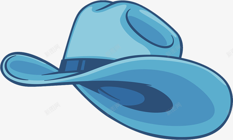 手绘蓝色牛仔帽子png免抠素材_88icon https://88icon.com 小蓝帽 帽子 手绘 手绘帽子插图 牛仔帽子 牛仔装备 蓝色帽子