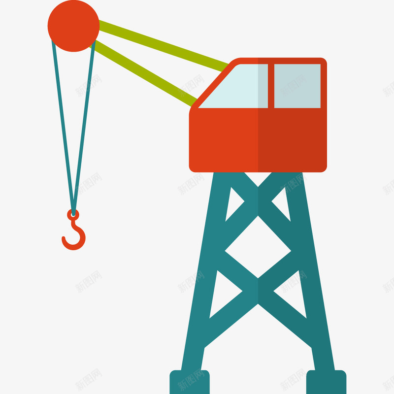 物流吊车挂钩勾png免抠素材_88icon https://88icon.com 勾 吊车 挂钩 物流