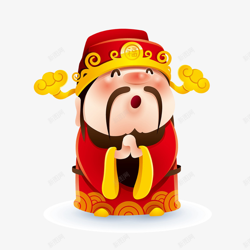 财神爷png免抠素材_88icon https://88icon.com PNG 分层 神像 神像佛像 财神 财神爷