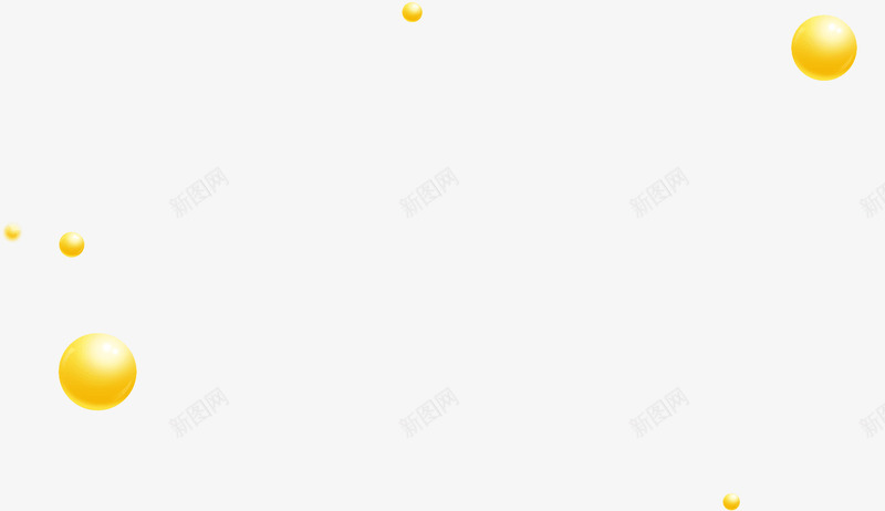 黄色球体元素png免抠素材_88icon https://88icon.com 元素 球体 黄色