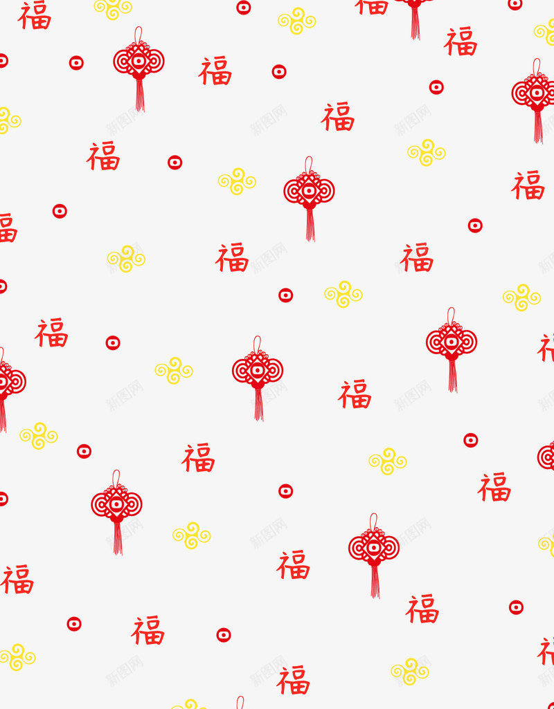 新年插画中国结福字psd免抠素材_88icon https://88icon.com 中国结 底纹 插画 新年灯笼