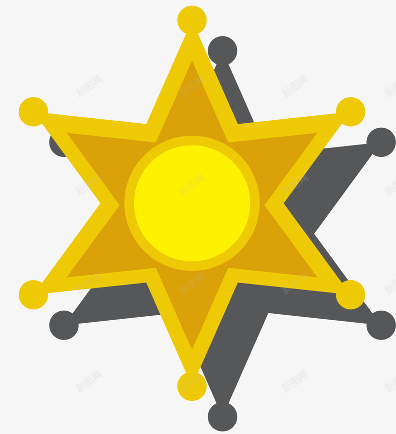 六芒星卡通警徽配件png免抠素材_88icon https://88icon.com 六芒星 卡通 卡通警察 卡通警察元素 国朝六芒星 装备 警察 警徽配件 配件风格