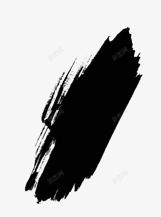 笔墨笔刷斜向png免抠素材_88icon https://88icon.com 斜向 炭笔笔刷 笔刷 笔墨