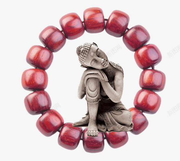 小叶紫檀桶珠手串男士款紫檀配饰png免抠素材_88icon https://88icon.com 产品实物 典红印度老料小叶紫檀 手串女士手链 桶珠手串15mm男士款紫檀配饰