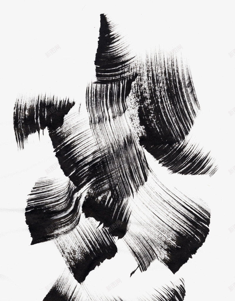 黑色水墨油画中国风png免抠素材_88icon https://88icon.com 中国风 底纹 水墨 背景 黑色