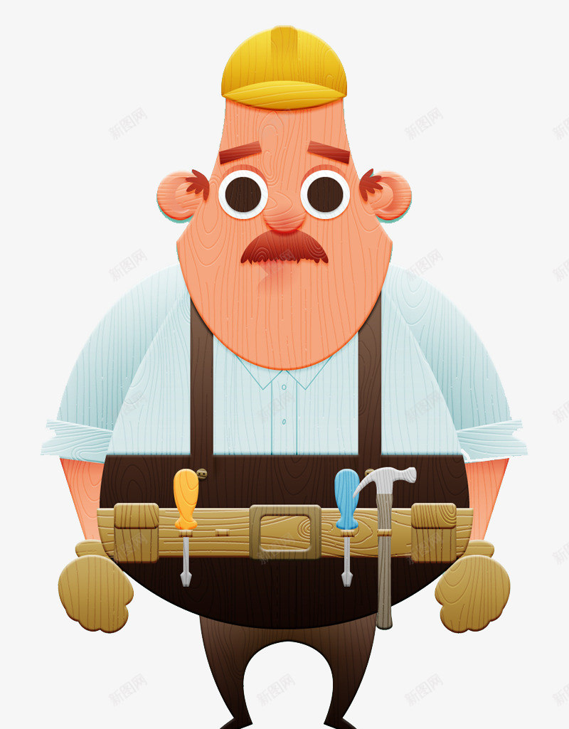扁平化大胖子png免抠素材_88icon https://88icon.com H5页面素材 创意卡通元素 卡通 工人 扁平化 扁平素材 电商卡通 网页设计卡通 胖子