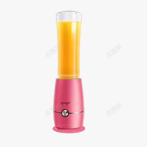 榨汁机产品实物png免抠素材_88icon https://88icon.com 产品实物 家用电器 小型 榨汁机 粉色