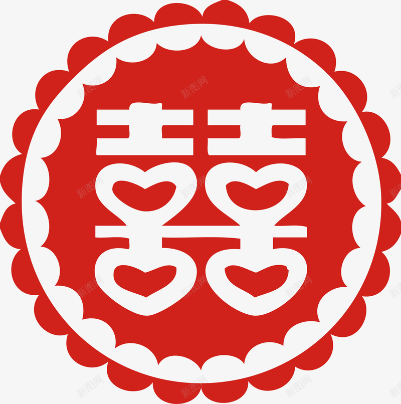花好月圆结婚婚车装饰贴纸矢量图ai免抠素材_88icon https://88icon.com 婚庆 婚车 结婚 花好月圆 装饰 矢量图