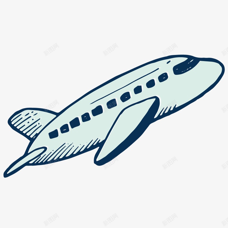 飞行飞机png免抠素材_88icon https://88icon.com 客机 航空 货机 运输机 飞行器