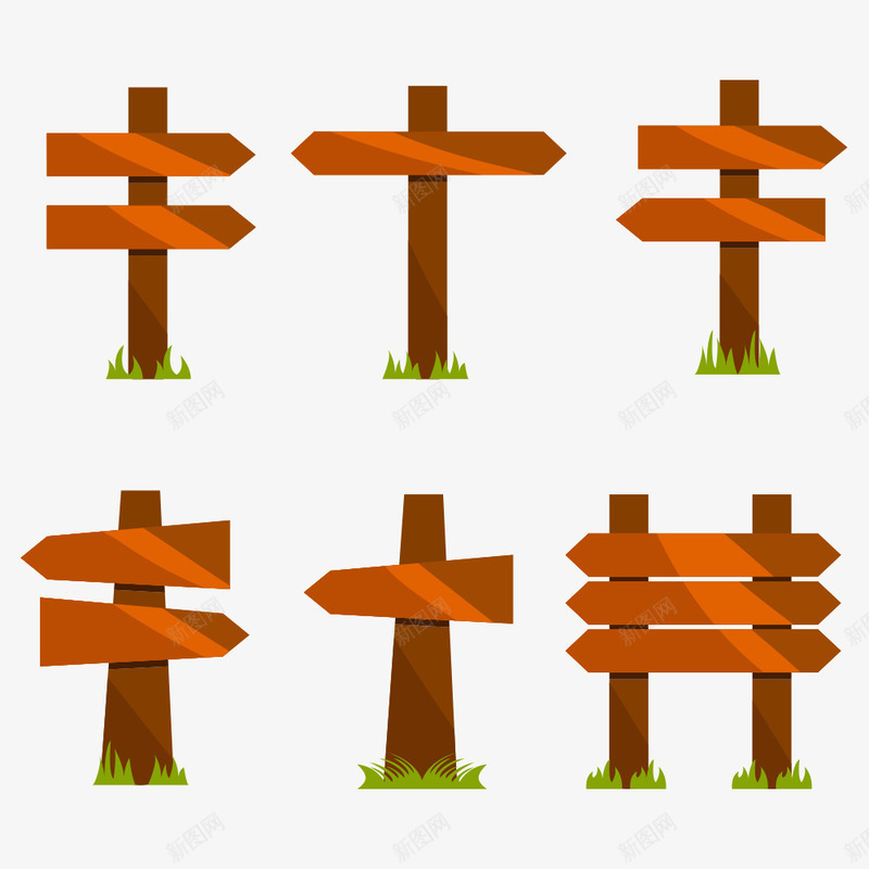 指示牌png免抠素材_88icon https://88icon.com 卡通木板 小草 展示牌 指示 指示牌 指路 指路牌 木头 木质材 箭头