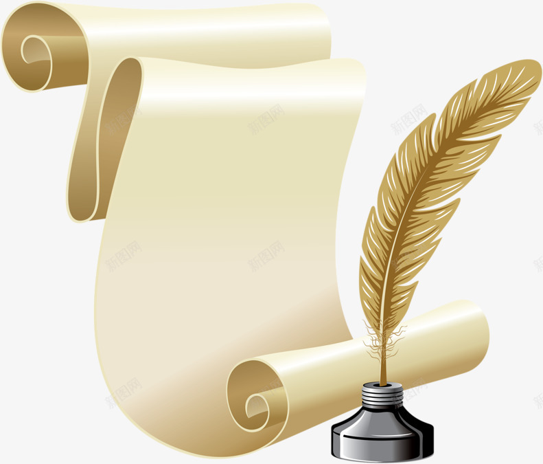 底纹卷轴png免抠素材_88icon https://88icon.com 书画 仿古卷轴 卷轴 画轴边框 羊皮卷 艺术