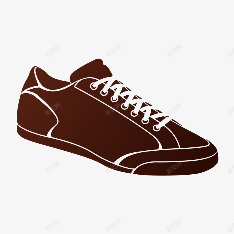 鞋子剪影插图矢量图ai免抠素材_88icon https://88icon.com 休闲鞋 平面设计 生活百科 男鞋 矢量素材 矢量图