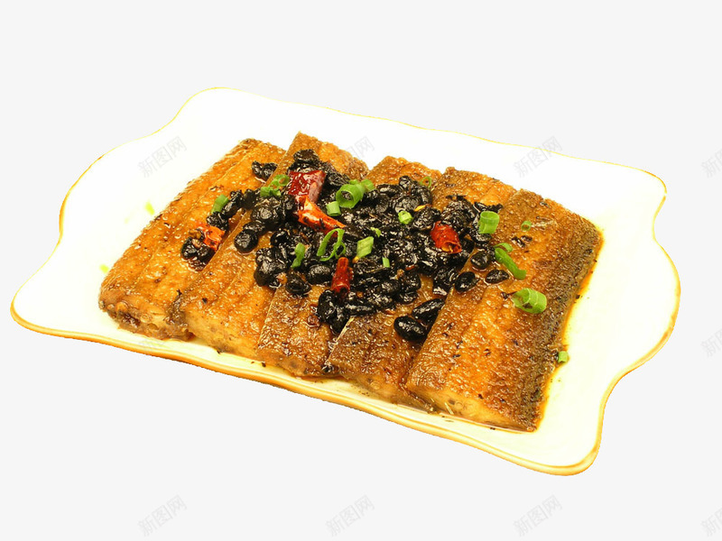 豆豉带鱼png免抠素材_88icon https://88icon.com 产品实物 家常菜 带鱼 特色菜 豆豉 餐饮